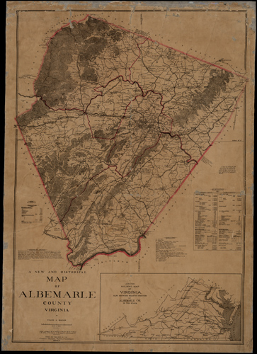 The 1907 Massie Map of Albemarle Co., VA