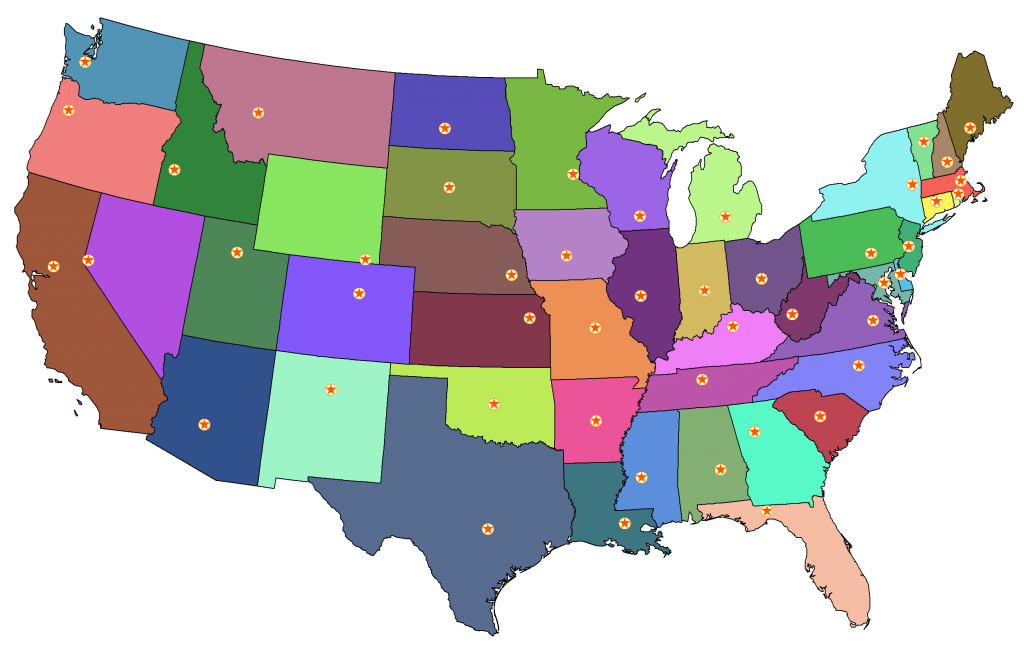 US States with capitals