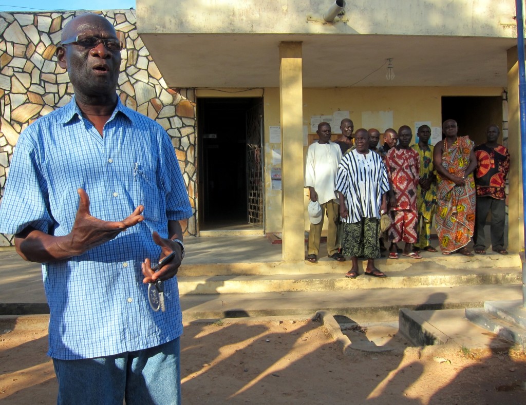 20131016 Winneba 03 welcome ceremony, Joe Baami